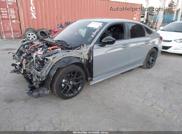 2HGFE4F8XSH329305 2025 HONDA CIVIC HYBRID Gray 