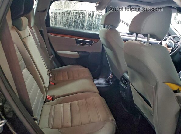 2HKRW2H5XNH643385 2022 HONDA CR-V Black Widok tylnych siedzeń