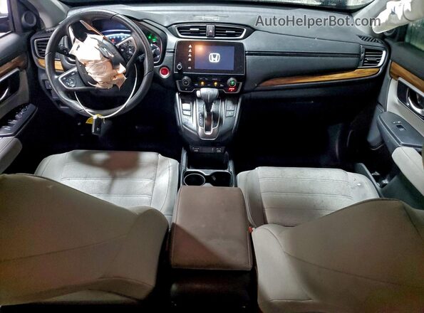 2HKRW2H5XNH643385 2022 HONDA CR-V Black Widok deski rozdzielczej