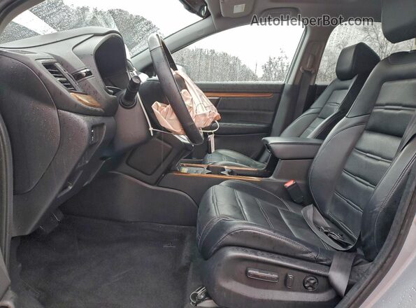 2HKRW2H95NH644513 2022 HONDA CR-V Серебряный Вид салона спереди