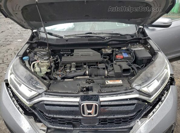 2HKRW2H95NH644513 2022 HONDA CR-V Серебряный Вид подкапотного пространства