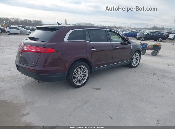2LMHJ5AT7KBL01789 2019 LINCOLN MKT Maroon Trasero derecho