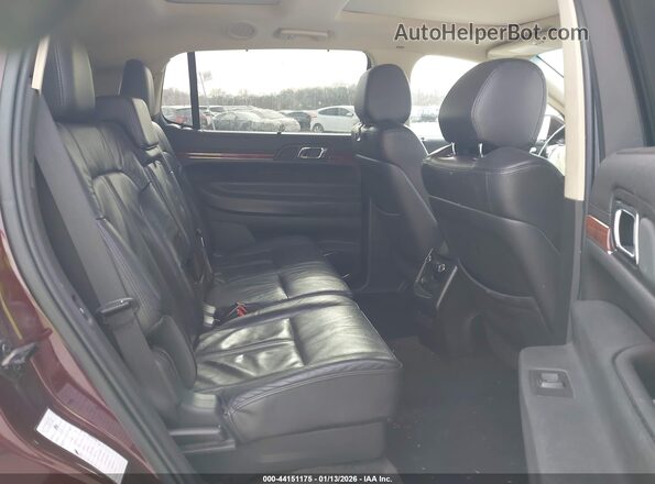 2LMHJ5AT7KBL01789 2019 LINCOLN MKT Maroon Vista de la etiqueta del VIN