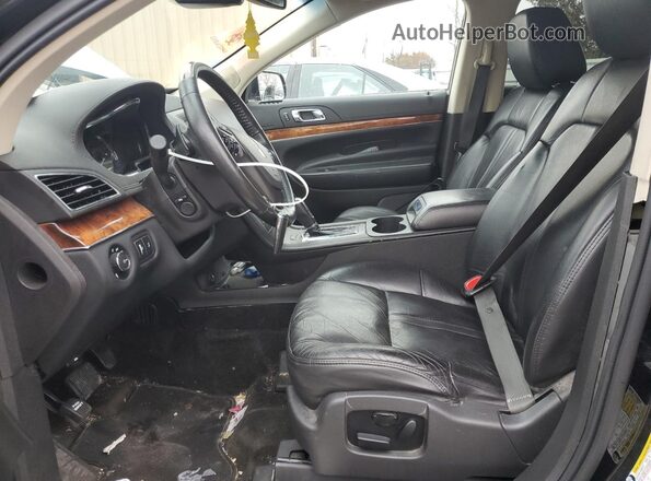 2LMHJ5AT8HBL01048 2017 LINCOLN MKT Black Front interior view