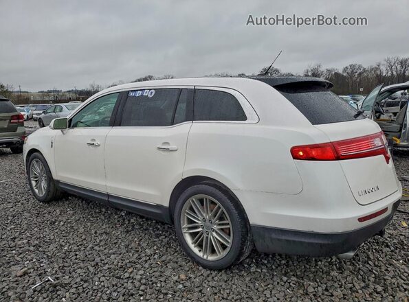 2LMHJ5AT9KBL02877 2019 LINCOLN MKT White Trasero izquierdo