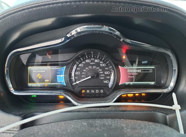 2LMHJ5AT9KBL03365 2019 LINCOLN MKT Silver Вид щитка приладів