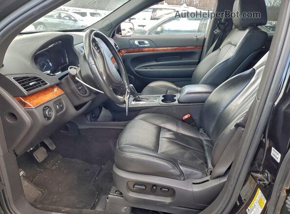 2LMHJ5NK5KBL04529 2019 LINCOLN MKT Black Вид салону спереду