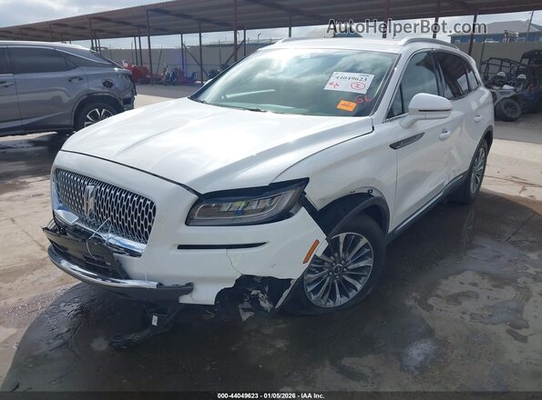 2LMPJ6J93MBL07470 2021 LINCOLN NAUTILUS White წინა ხედი