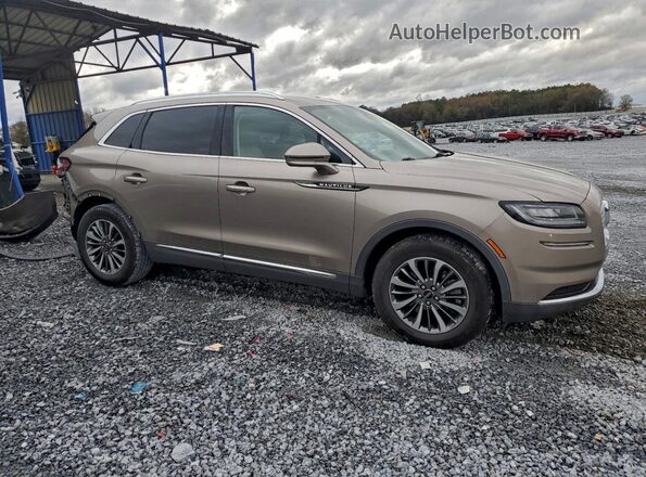 2LMPJ6J99MBL02466 2021 LINCOLN NAUTILUS Tan წინა მარჯვენა
