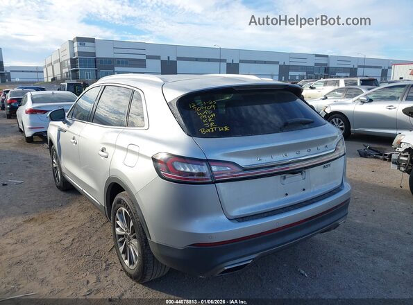 2LMPJ6K94KBL32261 2019 LINCOLN NAUTILUS Серебряный Задняя левая четверть