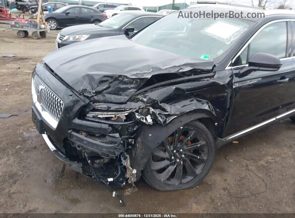 2LMPJ6K94MBL16869 2021 LINCOLN NAUTILUS Black Widok z przodu