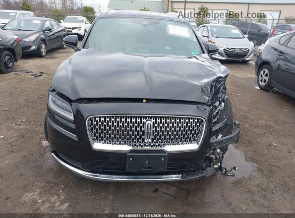 2LMPJ6K94MBL16869 2021 LINCOLN NAUTILUS Black Widok zestawu wskaźników