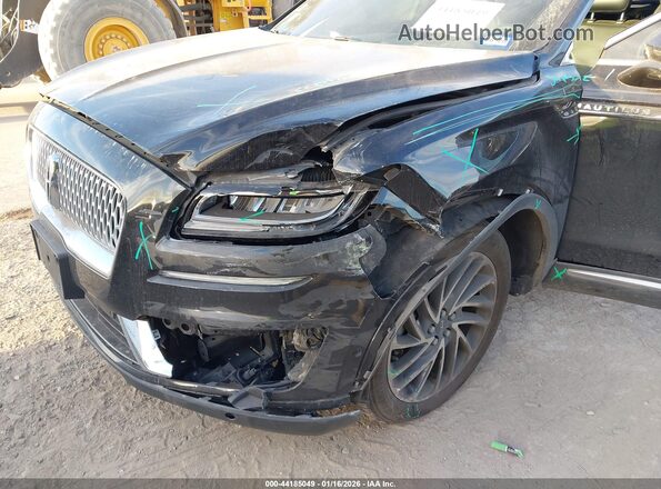 2LMPJ6L90KBL16914 2019 LINCOLN NAUTILUS Black წინა ხედი