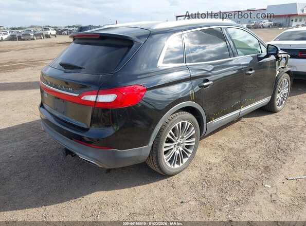 2LMPJ6LR2HBL13778 2017 LINCOLN MKX Black Rear right