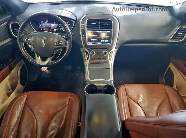 2LMPJ6LRXGBL20198 2016 LINCOLN MKX Teal Առջևի վահանակի տեսք