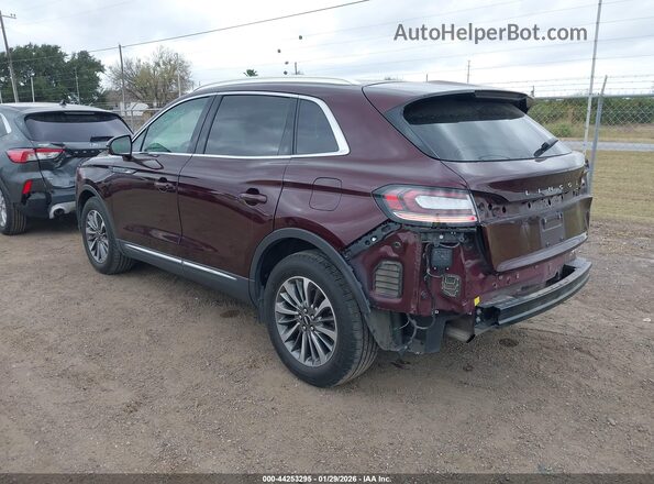 2LMPJ8J94PBL29865 2023 LINCOLN NAUTILUS Maroon Rear left