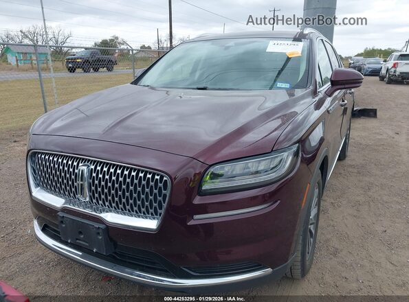 2LMPJ8J94PBL29865 2023 LINCOLN NAUTILUS Maroon Rear interior view