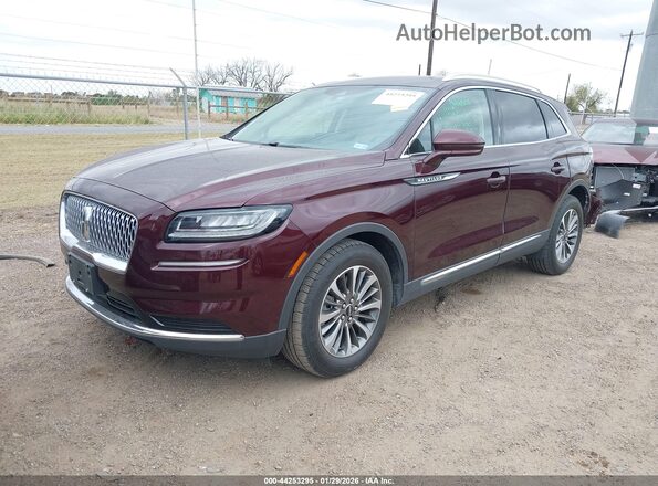 2LMPJ8J94PBL29865 2023 LINCOLN NAUTILUS Maroon Front left