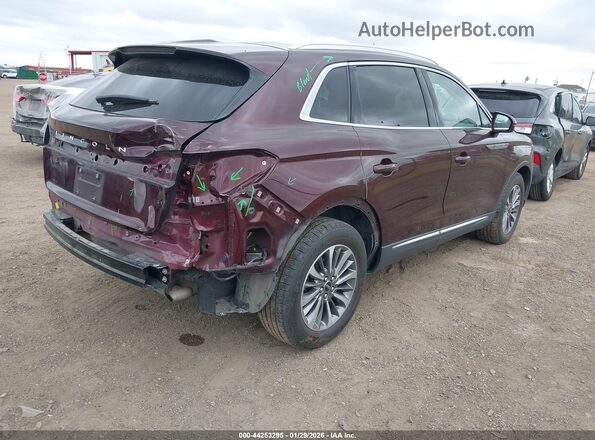 2LMPJ8J94PBL29865 2023 LINCOLN NAUTILUS Maroon Rear right