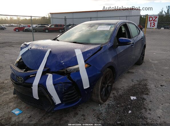 2T1BURHE0HC819741 2017 TOYOTA LL Blue Przód lewy
