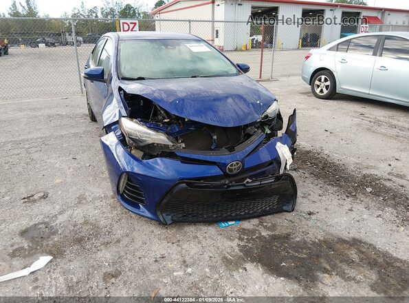 2T1BURHE0HC819741 2017 TOYOTA LL Blue Widok z przodu