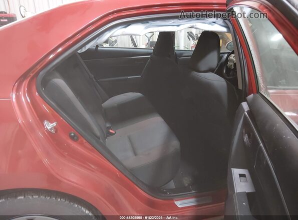 2T1BURHE3HC958052 2017 TOYOTA LL Red VIN კოდის სტიკერის ხედი