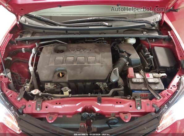 2T1BURHE6JC020083 2018 TOYOTA LL Red Vista trasera