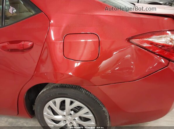 2T1BURHE6JC020083 2018 TOYOTA LL Red Vista frontal