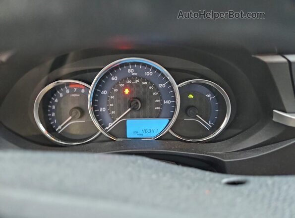 2T1BURHE8GC507262 2016 TOYOTA LL Silver Սարքավորումների վահանակի տեսք