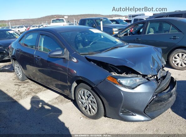 2T1BURHEXJC105069 2018 TOYOTA LL Gray Вид задньої частини салону