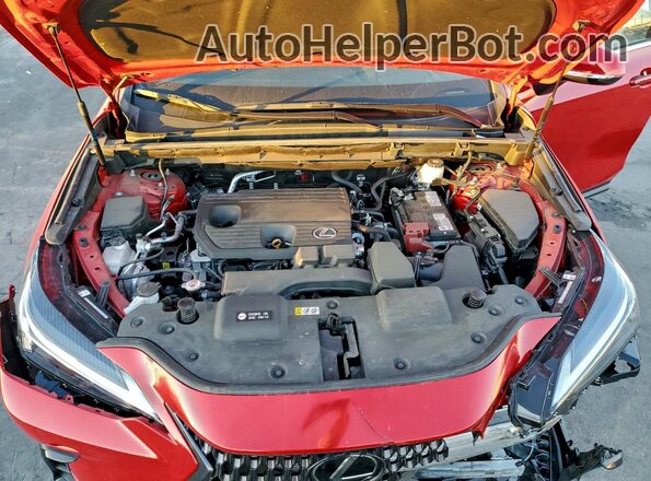 2T2ADCAZ3RC014657 2024 LEXUS NX Red Vista del compartimento del motor