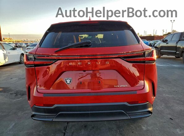2T2ADCAZ3RC014657 2024 LEXUS NX Red Vista trasera