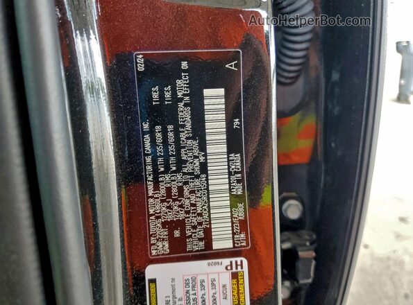 2T2ADCAZ5RC015048 2024 LEXUS NX Black VIN sticker view