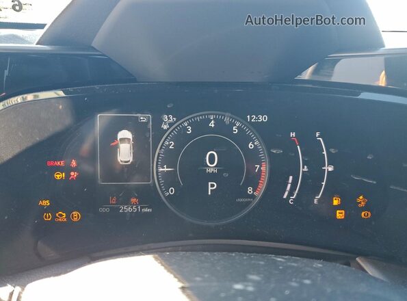 2T2ADCAZ6RC007525 2024 LEXUS NX Tan ხელსაწყოთა პანელის ხედი