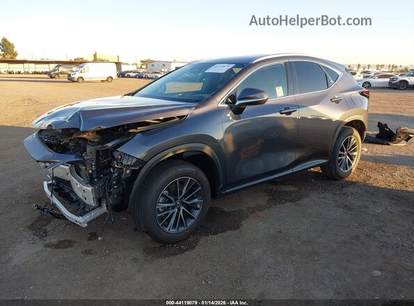 2T2ADCAZXSC027055 2025 LEXUS NX 250 Gray Առջևի ձախ երեք քառորդ տեսարան