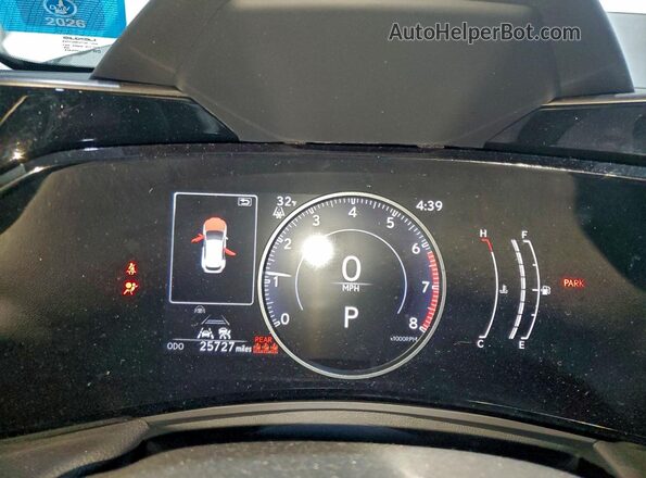 2T2AGCEZ1SC062228 2025 LEXUS NX White Instrument cluster view