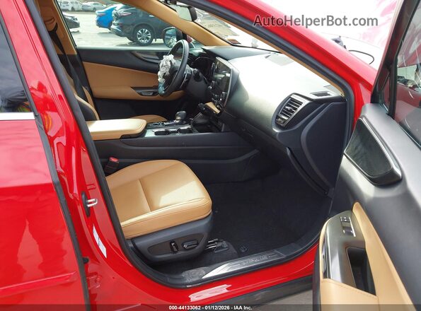 2T2AKCEZ3NC001093 2022 LEXUS NX 350H Красный Вид салона спереди