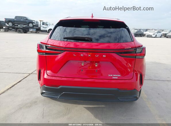 2T2AKCEZ3NC001093 2022 LEXUS NX 350H Красный 