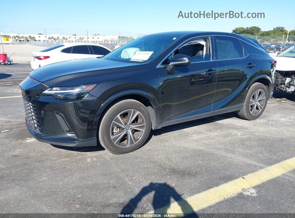2T2BAMBA6RC030976 2024 LEXUS RX 350 Black Առջևի ձախ երեք քառորդ տեսարան