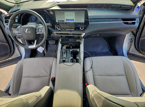 2T2BAMBA7PC009731 2023 LEXUS RX Silver Dashboard view