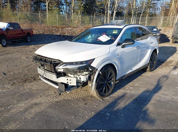 2T2BAMCA1RC058828 2024 LEXUS RX 350 White წინა მარცხენა ხედი სამი მეოთხედიდან