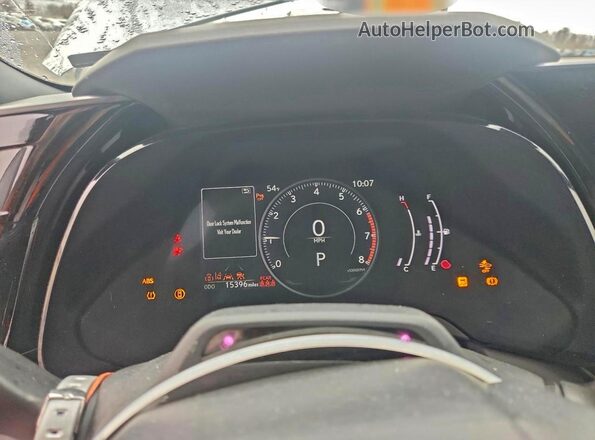 2T2BAMCA5PC020385 2023 LEXUS RX Серебряный Вид щитка приборов