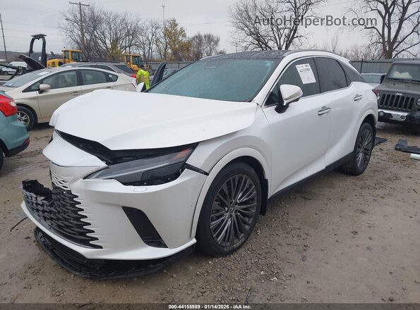 2T2BAMCA7RC062351 2024 LEXUS RX 350 White წინა მარცხენა ხედი სამი მეოთხედიდან