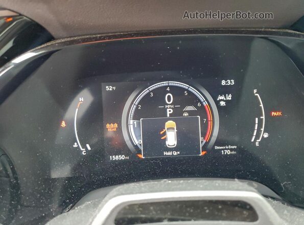2T2BAMCA8PC023989 2023 LEXUS RX White Вид щитка приладів