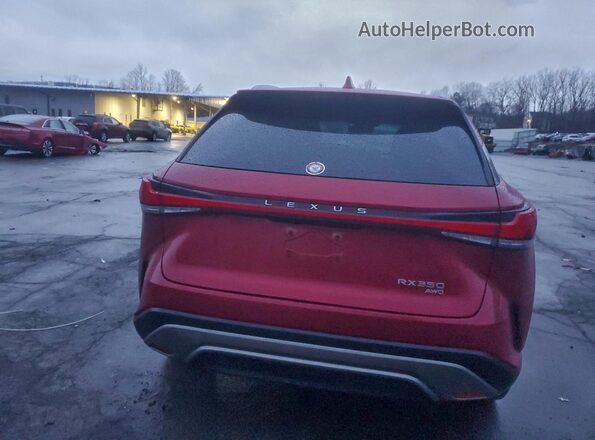 2T2BAMCA9RC051741 2024 LEXUS RX Red Вид ззаду