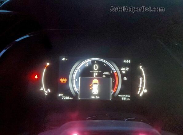2T2BAMCA9RC051741 2024 LEXUS RX Red Вид щитка приладів