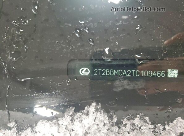 2T2BBMCA2TC109466 2026 LEXUS RX White Vista de la etiqueta del VIN