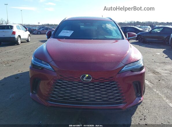 2T2BBMCA4PC015126 2023 LEXUS RX 350H Red Vista del salpicadero