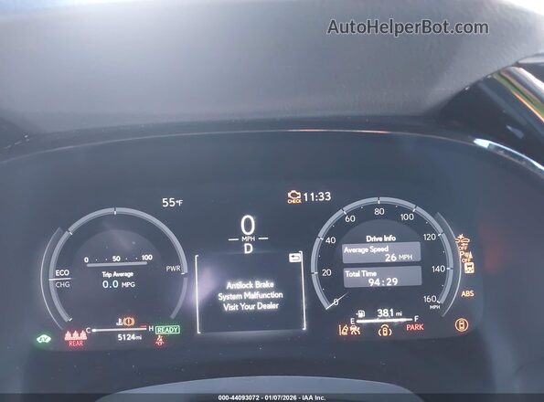 2T2BBMCA4SC097383 2025 LEXUS RX 350H White Widok tylnych siedzeń