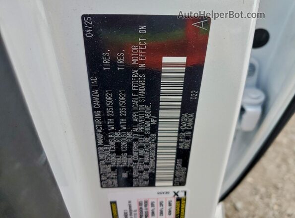 2T2BBMCA8SC087438 2025 LEXUS RX White 